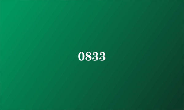 0833