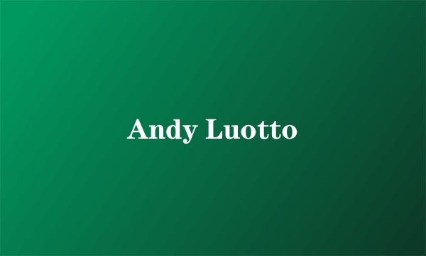 Andy Luotto