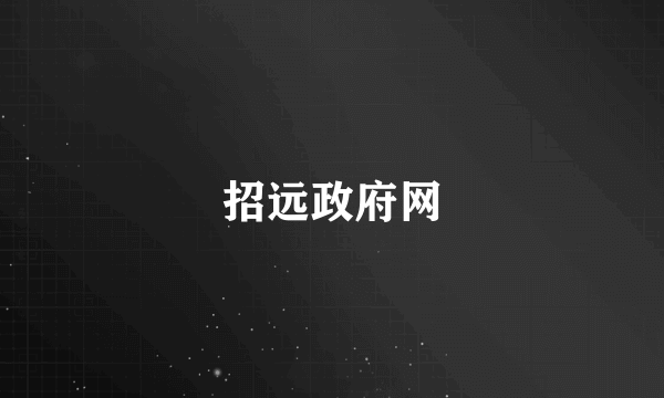 招远政府网