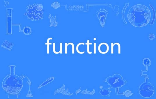 Function（英语单词）