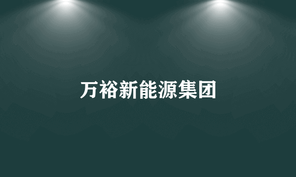 万裕新能源集团
