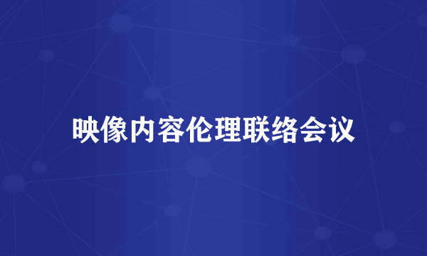 映像内容伦理联络会议