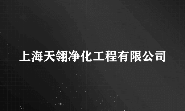 上海天翎净化工程有限公司