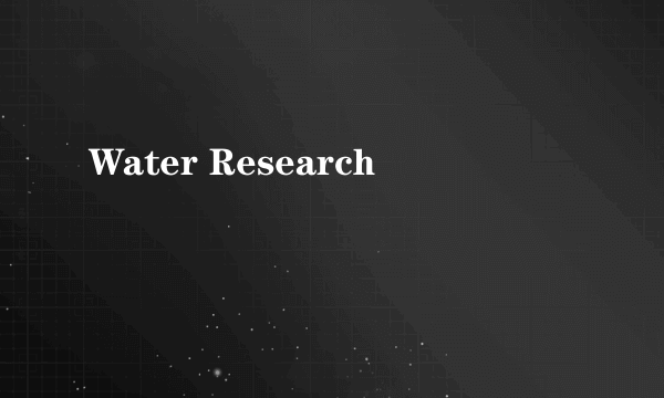 Water Research