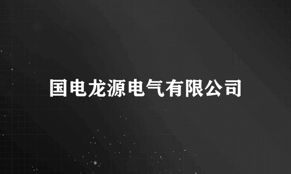 国电龙源电气有限公司