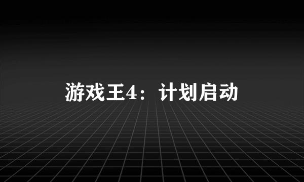 游戏王4：计划启动