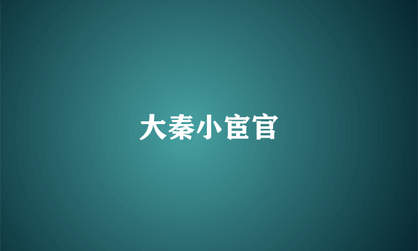 大秦小宦官