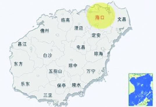 1:38万海南省地图