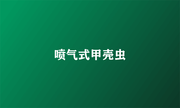 喷气式甲壳虫
