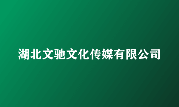 湖北文驰文化传媒有限公司