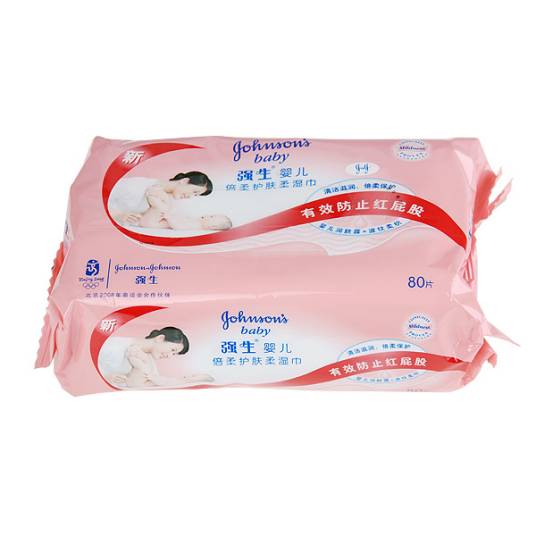 强生婴儿护肤柔湿巾