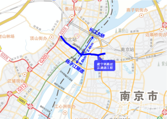南京建宁路长江隧道