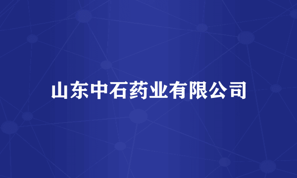 山东中石药业有限公司