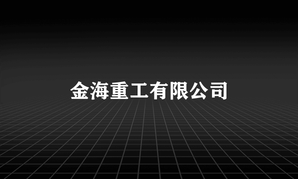 金海重工有限公司