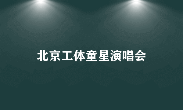 北京工体童星演唱会