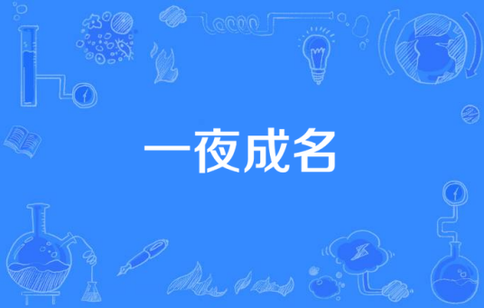 一夜成名（改编自红枣写的一本小说的电视剧）