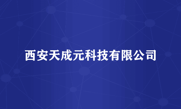 西安天成元科技有限公司