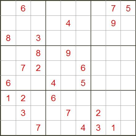 数独题目