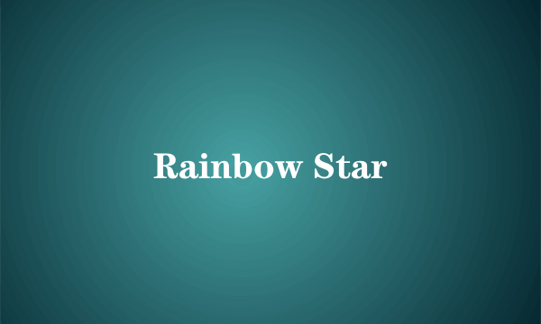 Rainbow Star