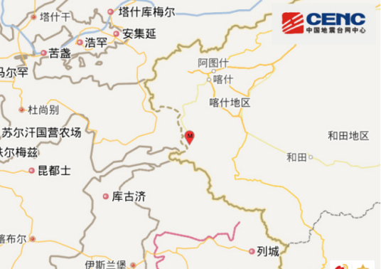 5·11新疆塔什库尔干县地震