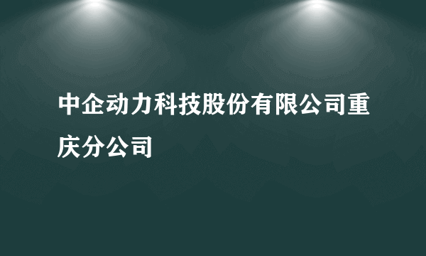 中企动力科技股份有限公司重庆分公司