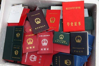 中国证件