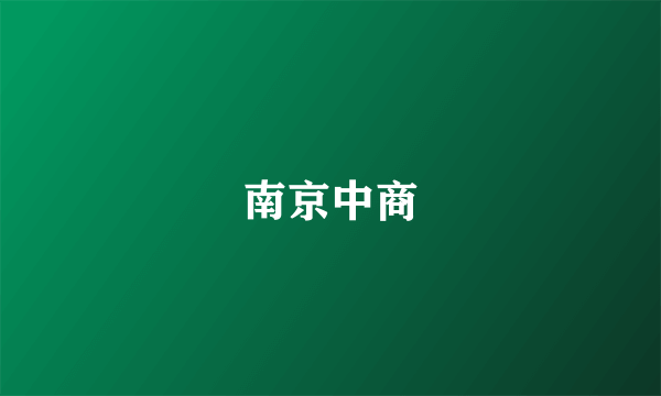 南京中商