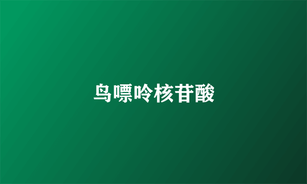 鸟嘌呤核苷酸