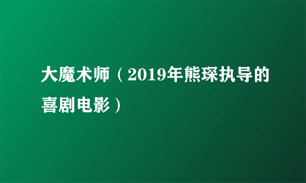 大魔术师（2019年熊琛执导的喜剧电影）
