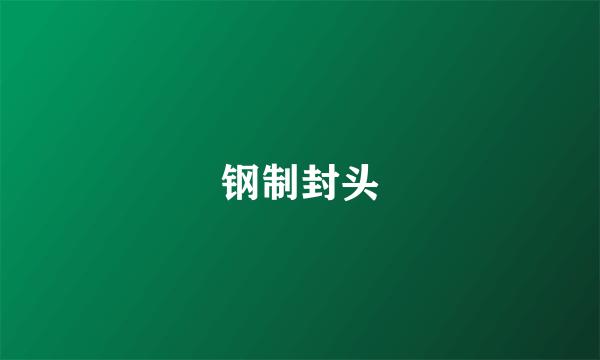 钢制封头