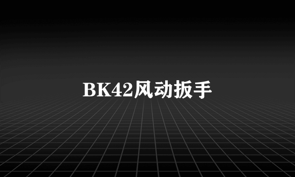 BK42风动扳手