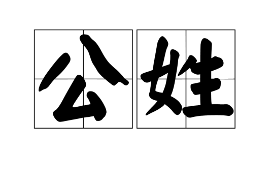 公姓