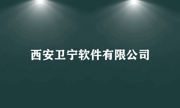 西安卫宁软件有限公司