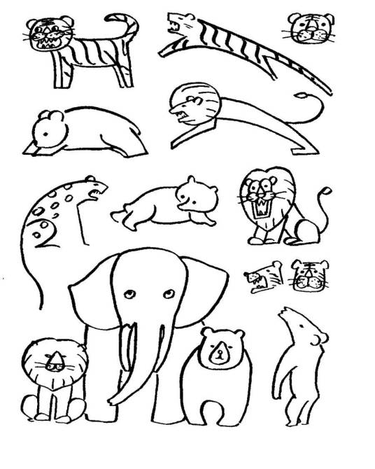动物简笔画
