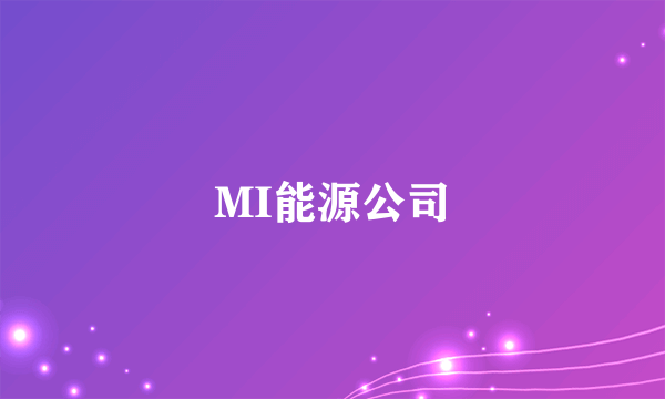 MI能源公司