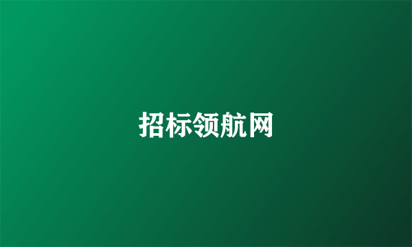 招标领航网