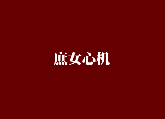 庶女心机（浅浅的心创作的网络小说作品）