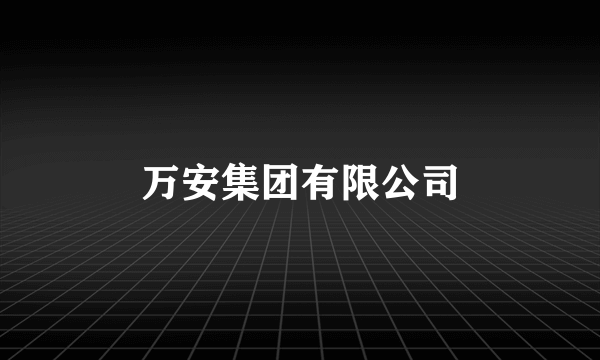 万安集团有限公司