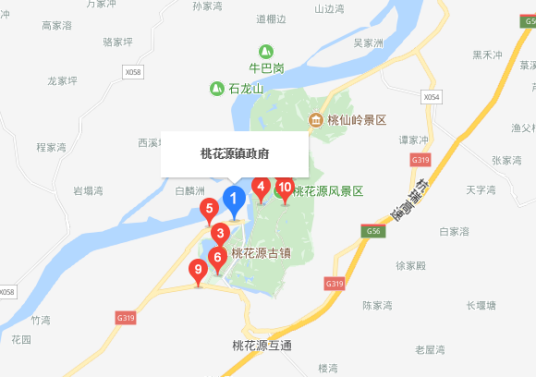 桃花源镇（湖南常德市桃花县辖镇）