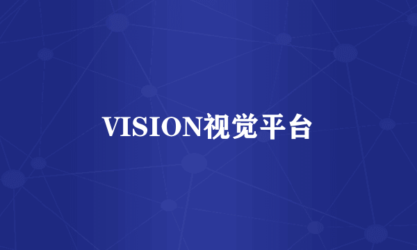 VISION视觉平台