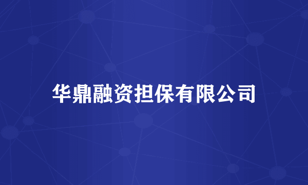 华鼎融资担保有限公司
