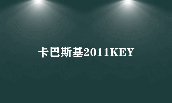 卡巴斯基2011KEY