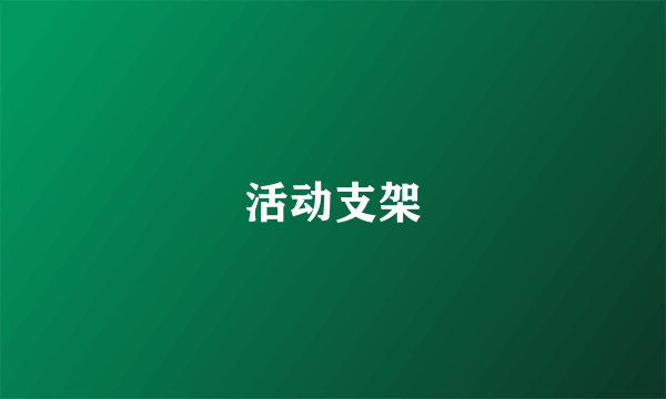 活动支架