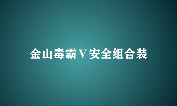 金山毒霸Ⅴ安全组合装