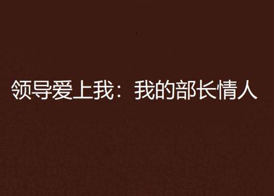 领导爱上我：我的部长情人