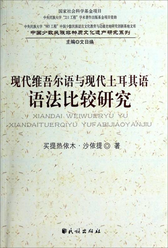 现代维吾尔语与现代土耳其语语法比较研究