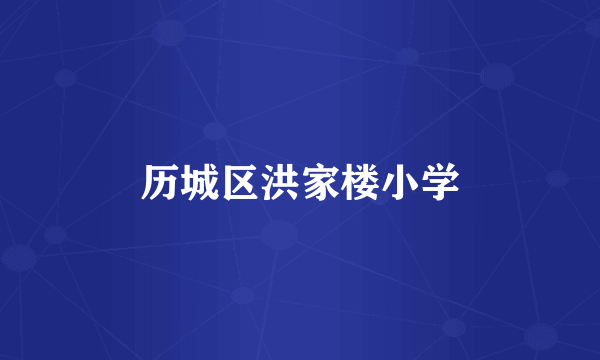 历城区洪家楼小学