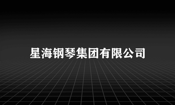 星海钢琴集团有限公司