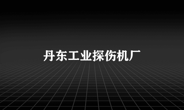 丹东工业探伤机厂