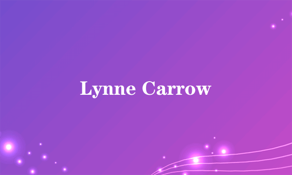 Lynne Carrow